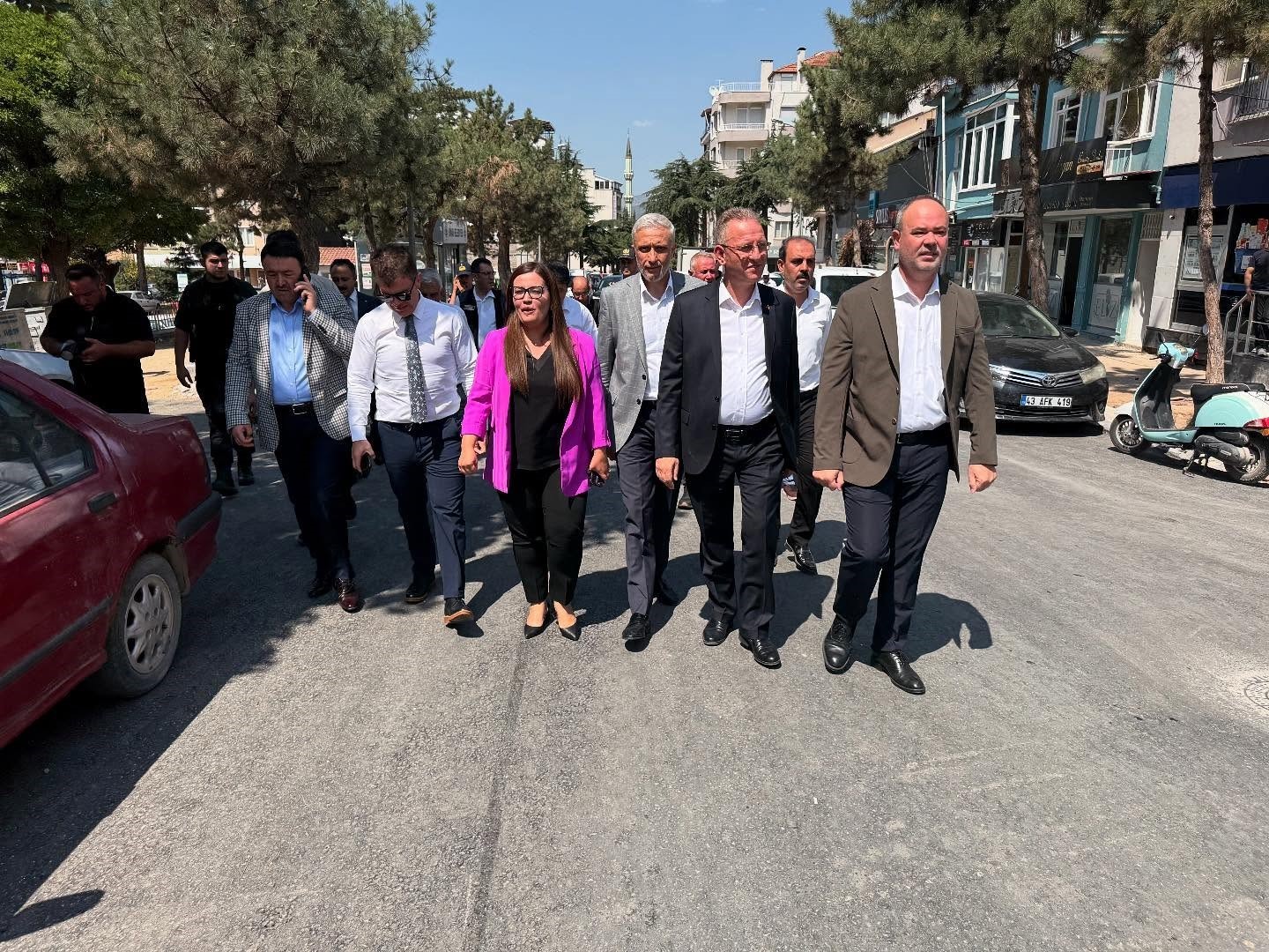 Simav Azerbaycan Caddesi’nde asfalt yol çalışmaları tamamlandı