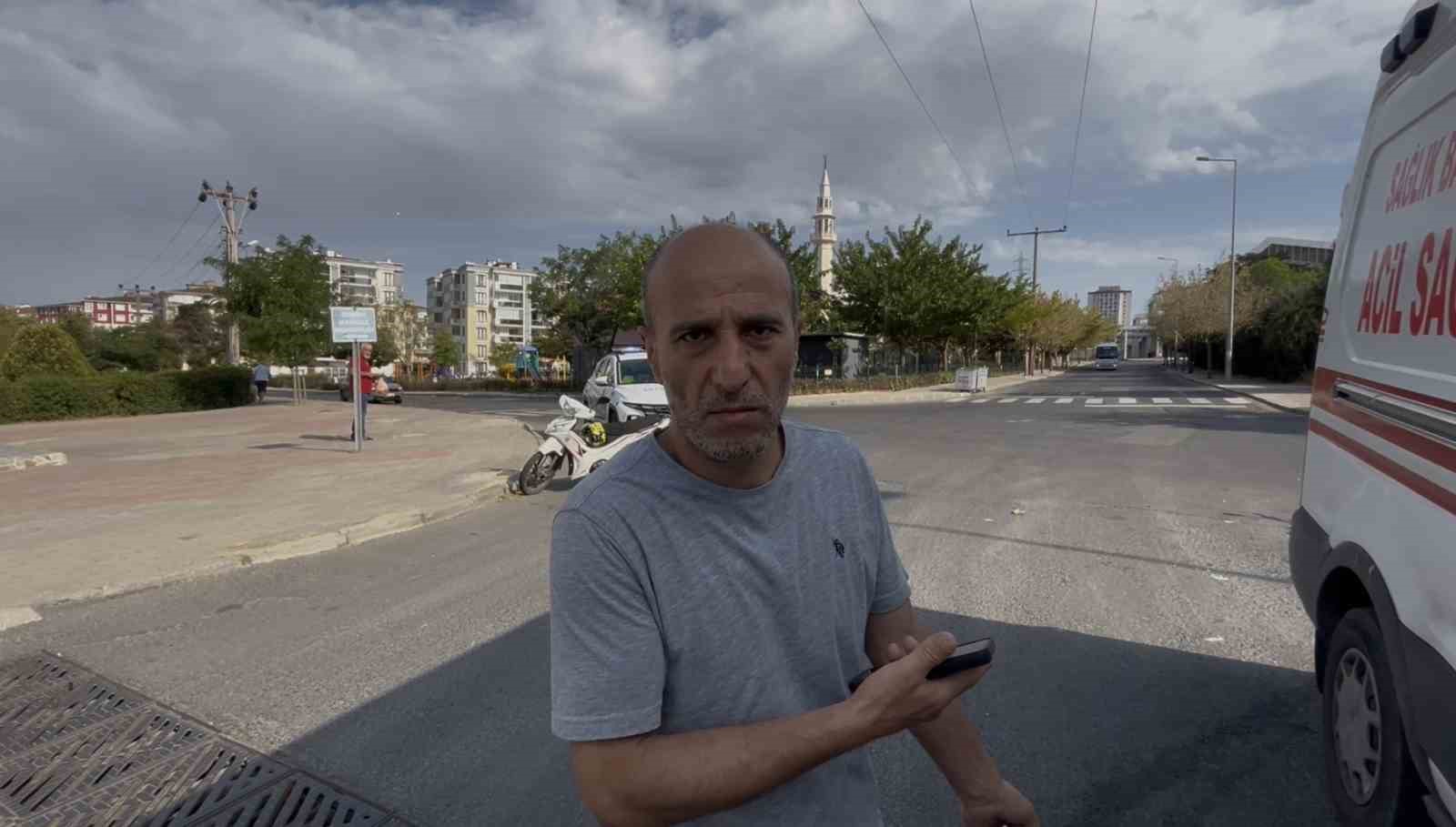 Tekirdağ&rsquo;da kaza sonrası vatandaşlardan tepki
