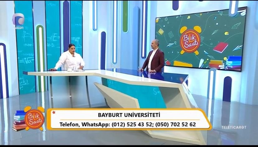 Rekt&ouml;r T&uuml;rkmen, Azerbaycan Hazar TV&rsquo;de T&uuml;rk D&uuml;nyasına a&ccedil;ılan eğitim vizyonunu anlattı
