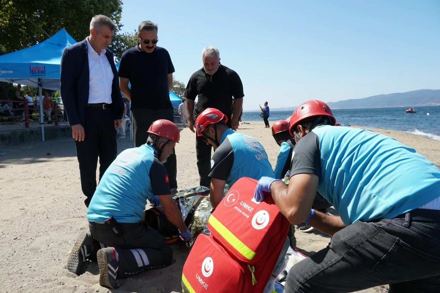 Gölcük’te gerçeğini aratmayan tatbikat
