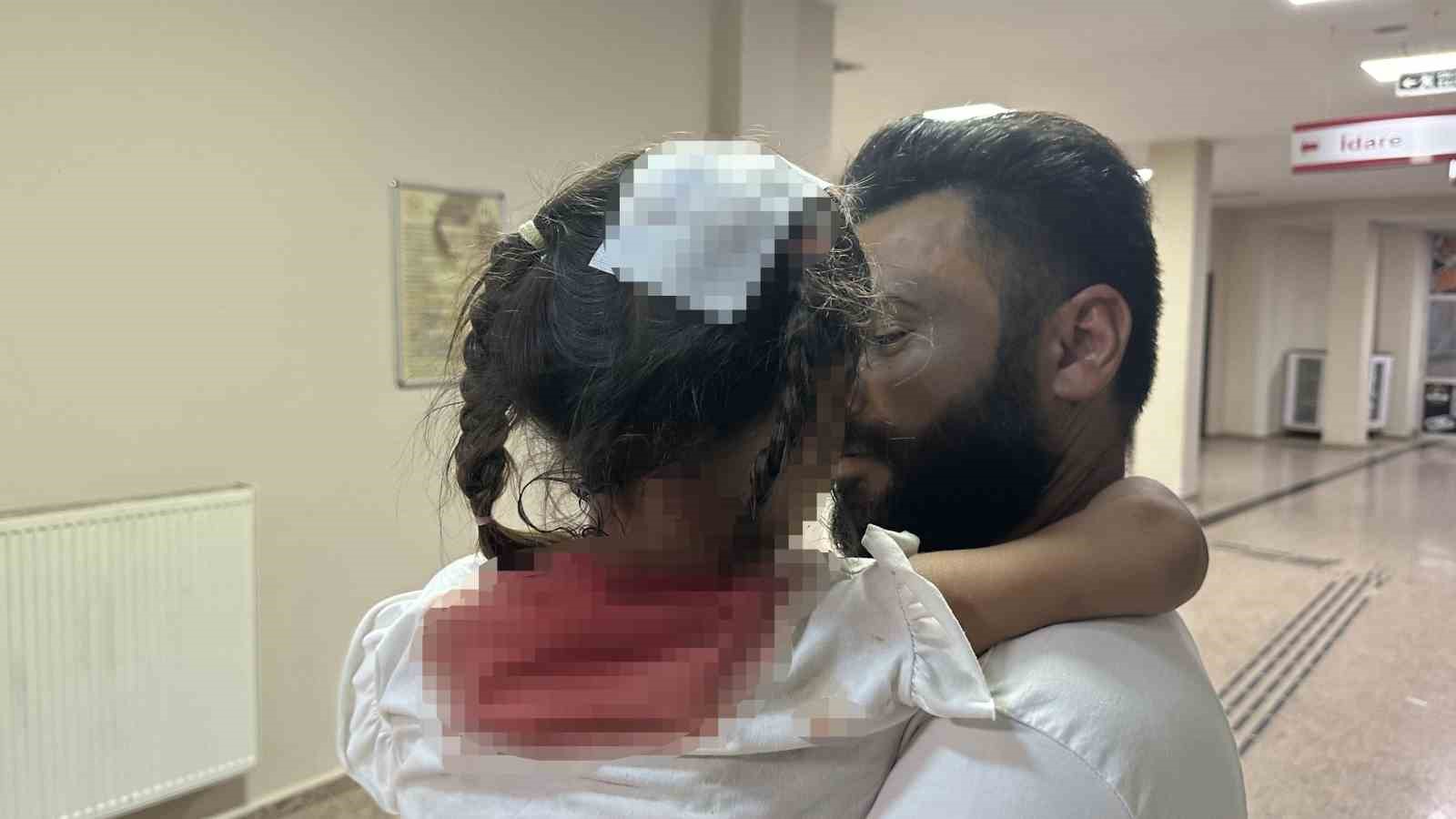 Yüksekova’da başından parke taşı düşen 5 yaşındaki Avesta ölümden döndü