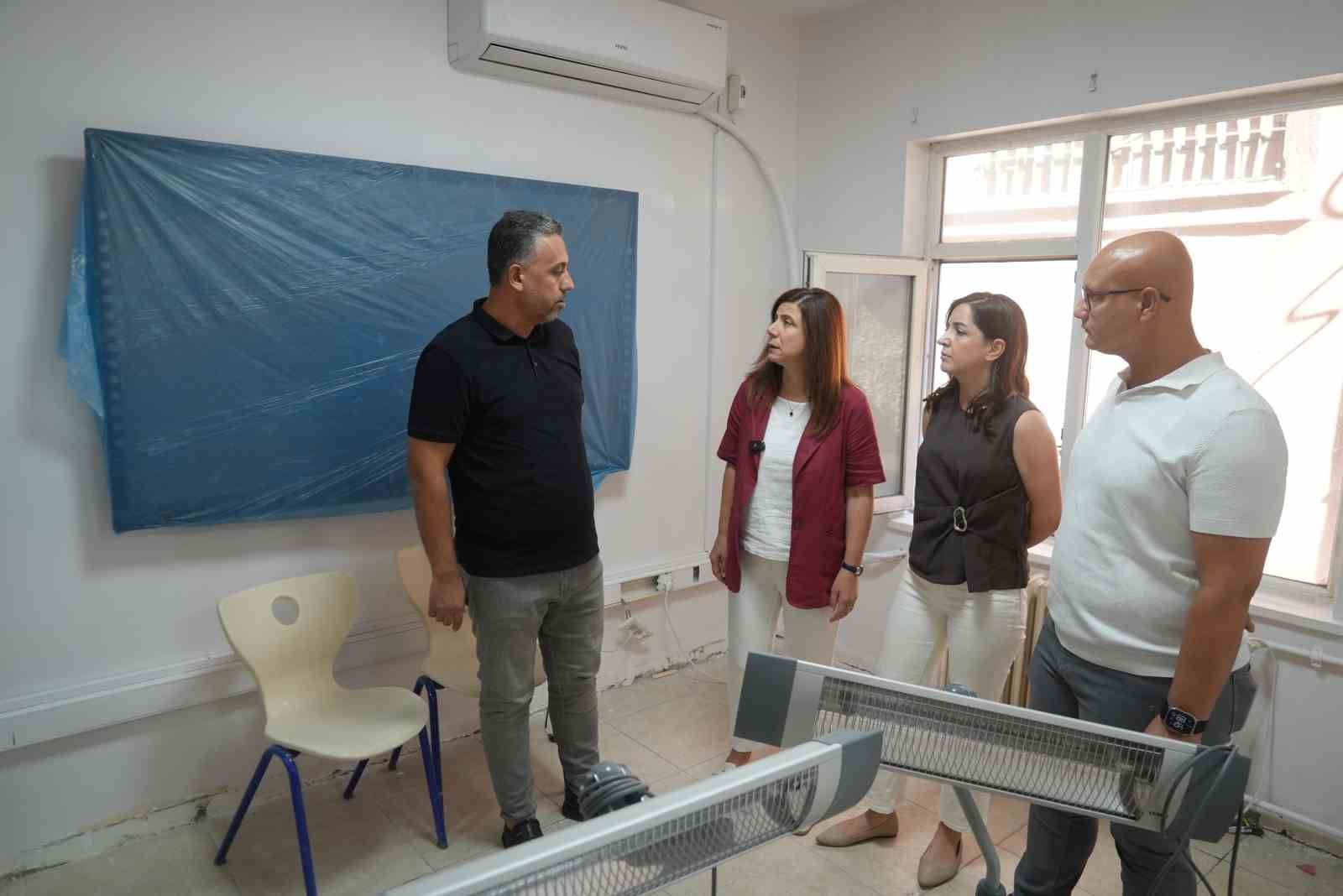 Başkan Bucak, etüt merkezleri ve kültürel alanları inceledi