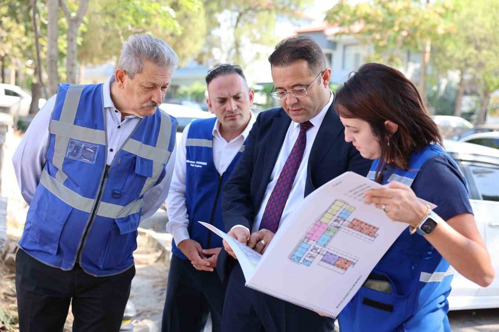 Menteşe’de devam eden yatırımlar yerinde inceledi