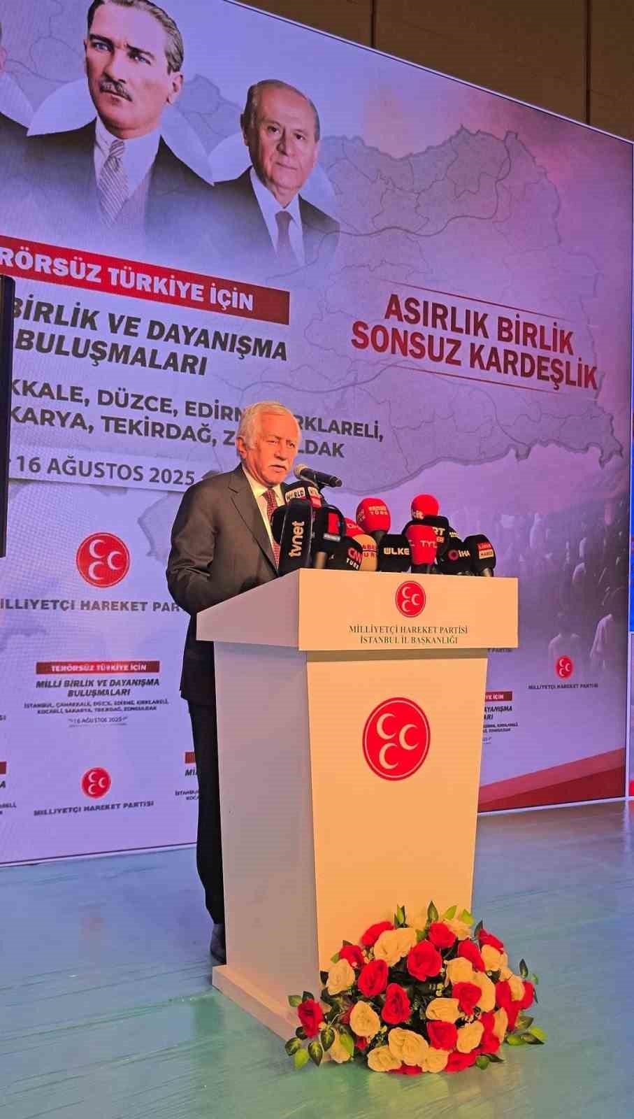 TBMM Başkan Vekili Adan: "Ter&ouml;rs&uuml;z T&uuml;rkiye &uuml;lkemize parmak sallayan emperyalist g&uuml;&ccedil;lerin alayına rest &ccedil;ekmektir"
