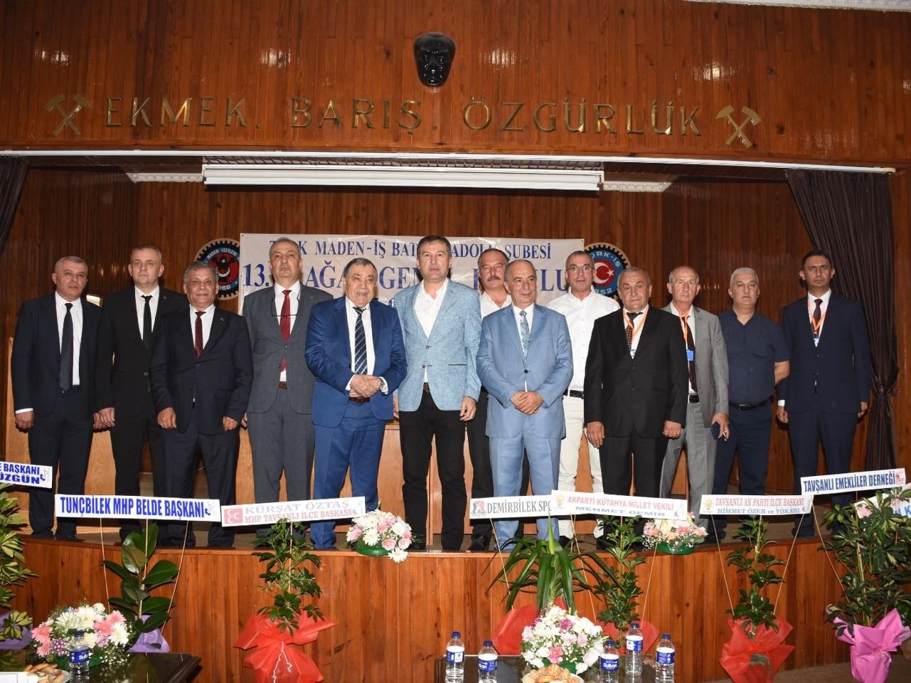 Maden-İş Sendikası Tunçbilek Şubesi’nde kongre heyecanı