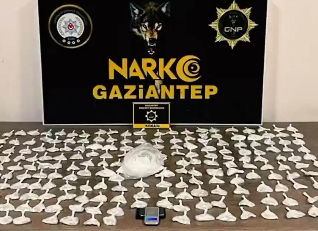Gaziantep’te 21 kilo reçine esrar ele geçirildi: 4 şahıs tutuklandı
