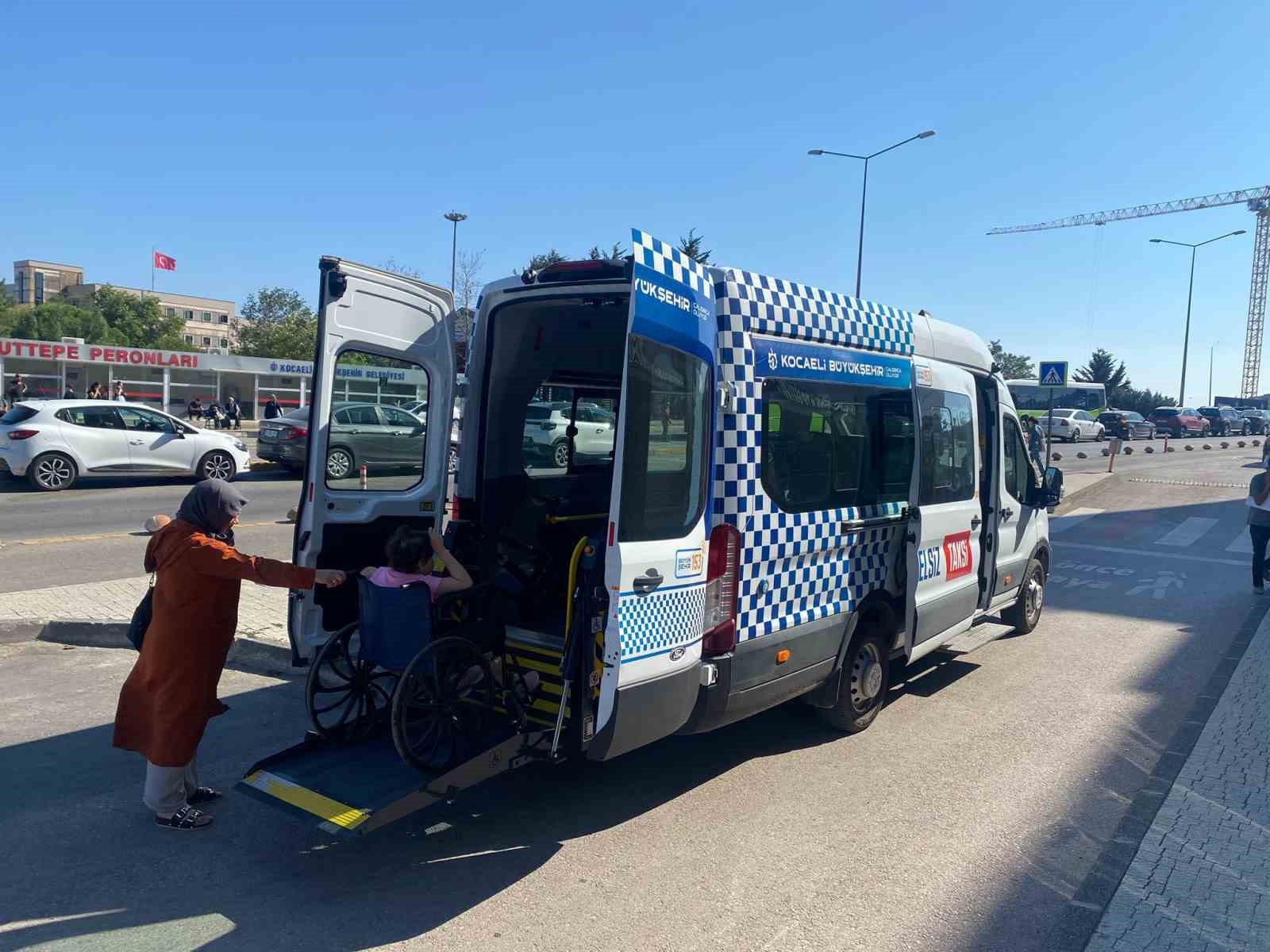 Kocaeli’nin Engelsiz Taksileri 7 ayda 14 bin 790 kez hizmet verdi