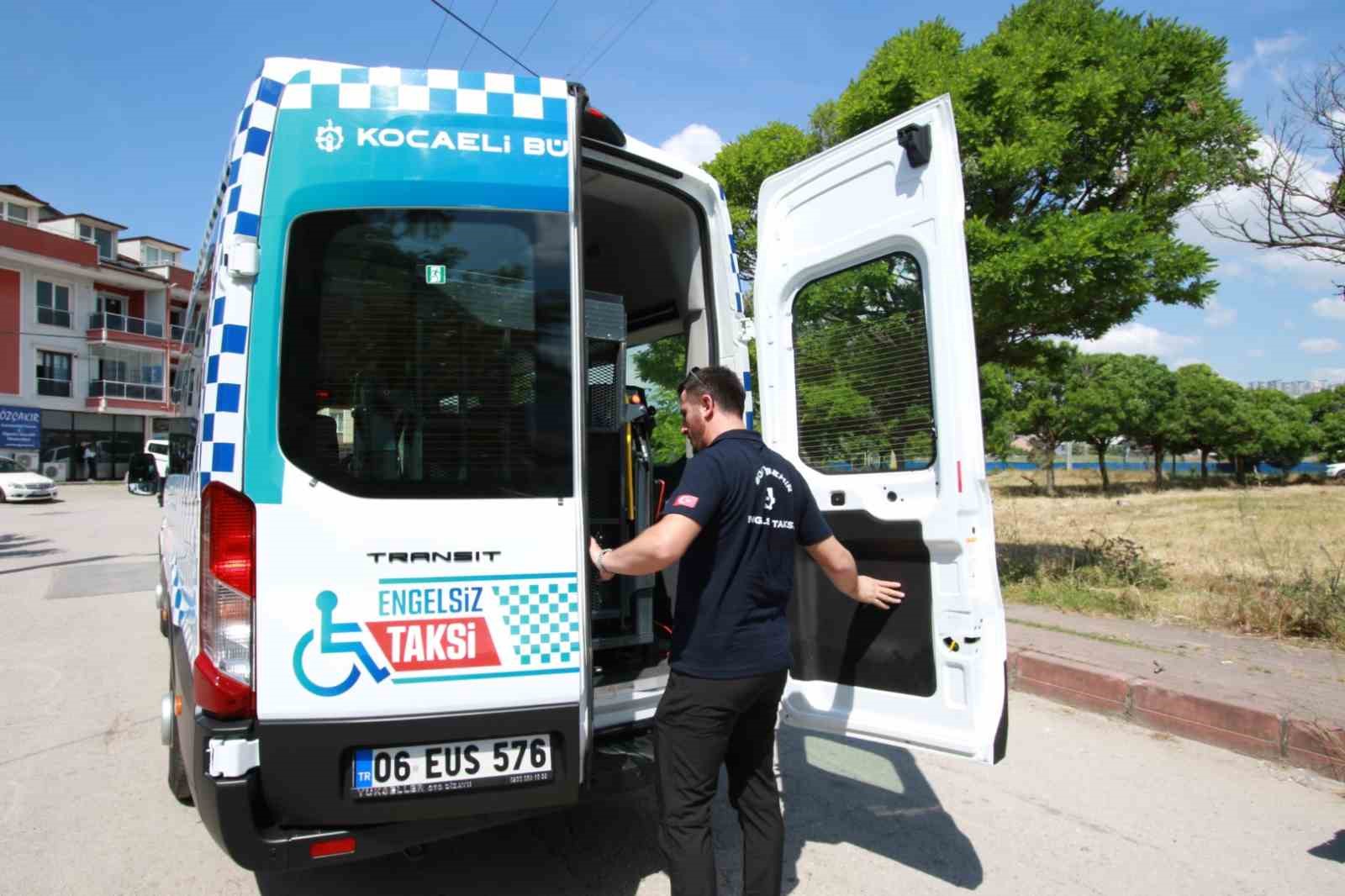Kocaeli’nin Engelsiz Taksileri 7 ayda 14 bin 790 kez hizmet verdi