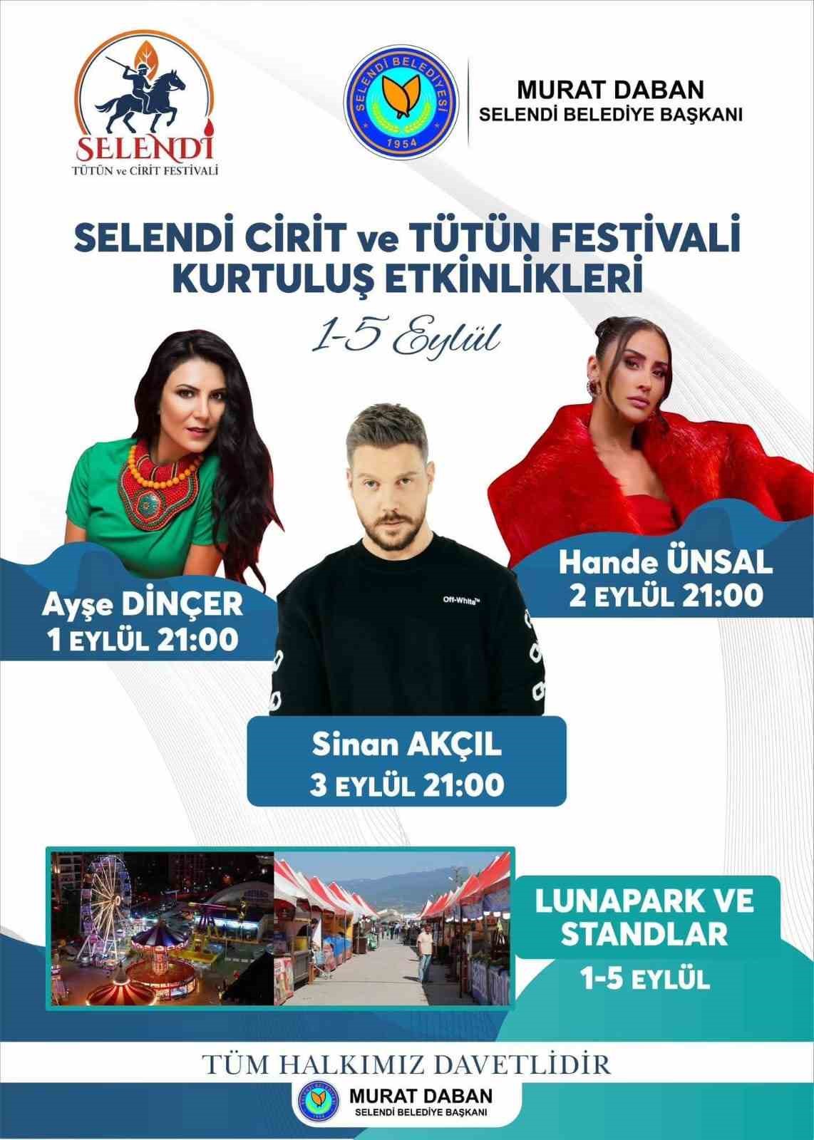 Selendi, Cirit ve T&uuml;t&uuml;n Festivali&rsquo;ne hazırlanıyor
