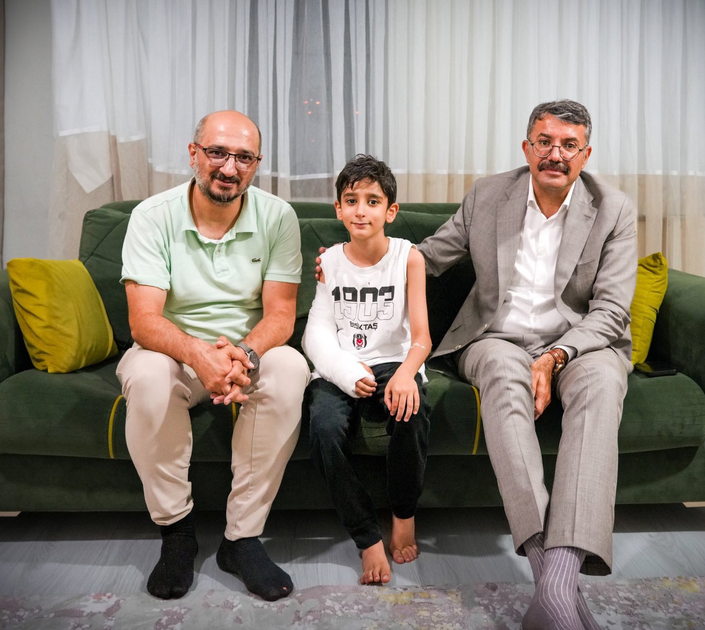 Vali Çelik’ten, Elyasa’ya geçmiş olsun ziyareti