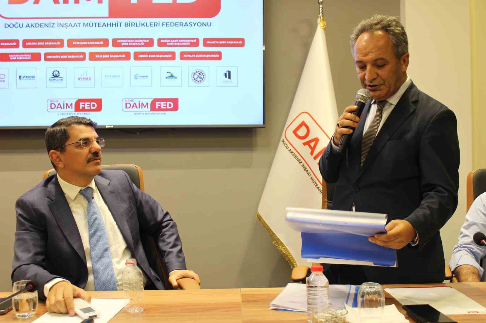 DAİMFED Gerel Başkanı Karslıoğlu: "Projemiz T&uuml;rkiye&rsquo;ye &ouml;rnek olacak"
