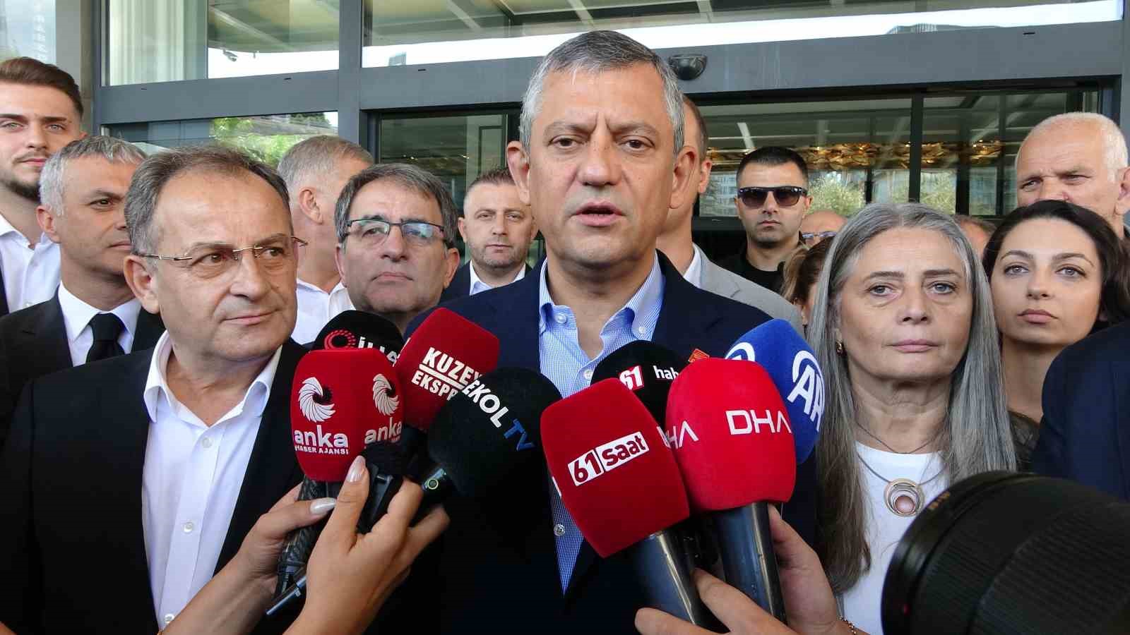 CHP Genel Başkanı Özgür Özel Trabzon’da