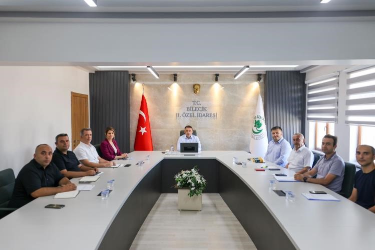 Bilecik’te devam eden projeler değerlendirildi