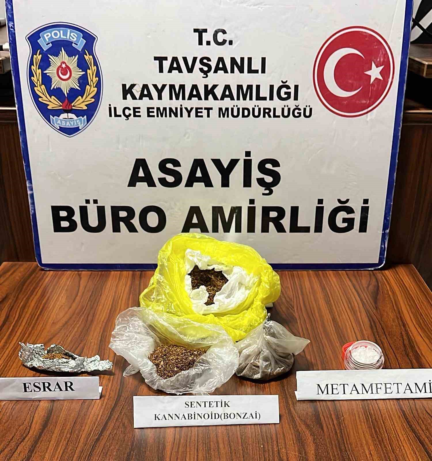 Kütahya’da cezaevi firarisi uyuşturucu operasyonuyla yakalandı