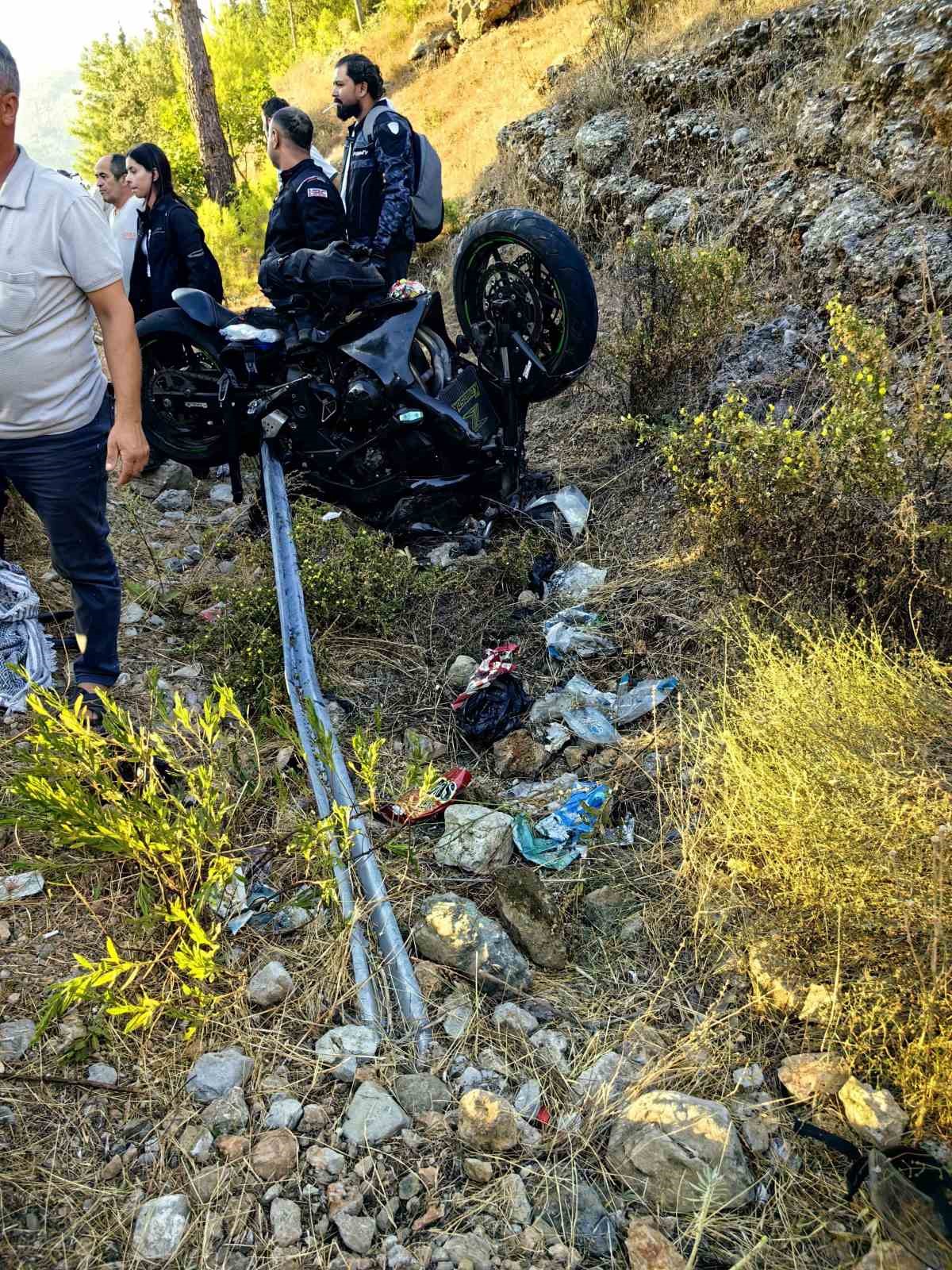Fethiye’de motosiklet kazası: 1 ölü