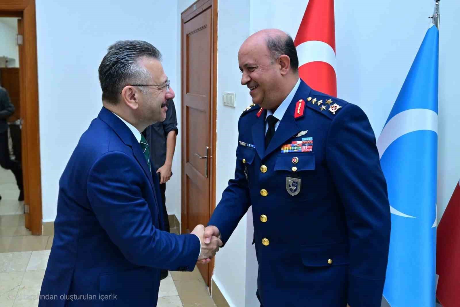 Orgeneral Güneykaya’dan Vali Aksoy’a veda ziyareti