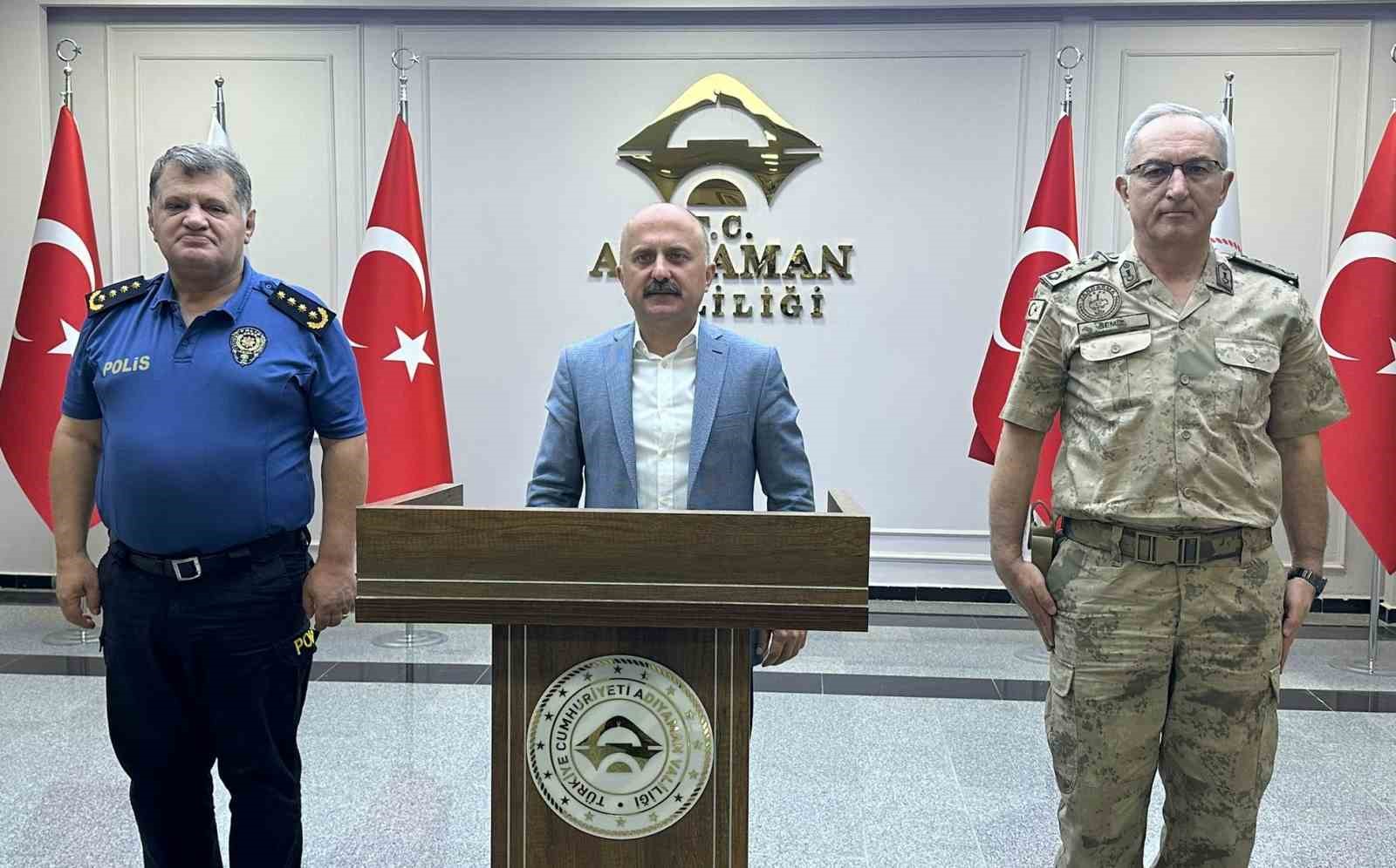 Adıyaman&rsquo;da g&uuml;venlik g&uuml;&ccedil;lerinden su&ccedil; ve d&uuml;zensizliğe ge&ccedil;it yok
