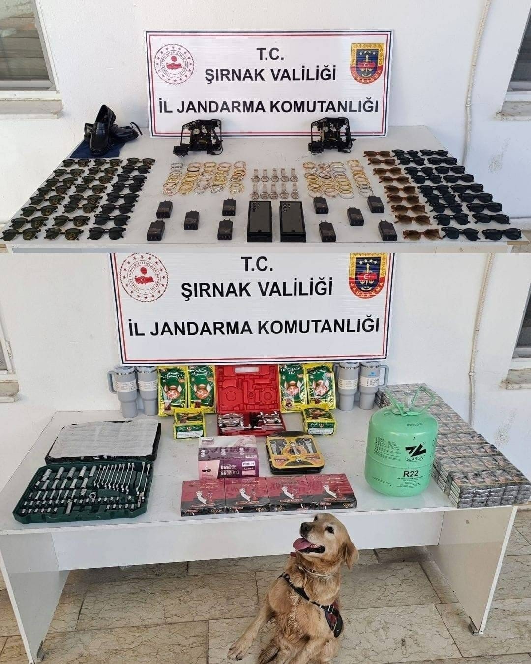 Şırnak’ta 8 milyon lira değerinde gümrük kaçağı ürünler ele geçirildi