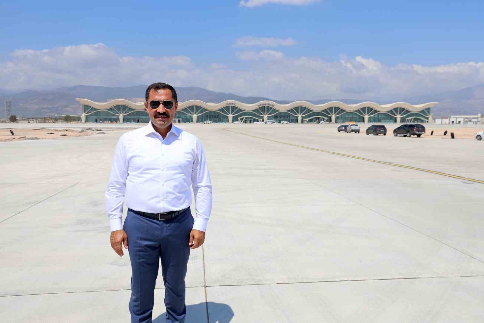 Depremde hasar alan Hatay Havalimanı’ndaki çalışmalarla birlikte ilk yurt dışı uçuş Kıbrıs’a gerçekleşecek