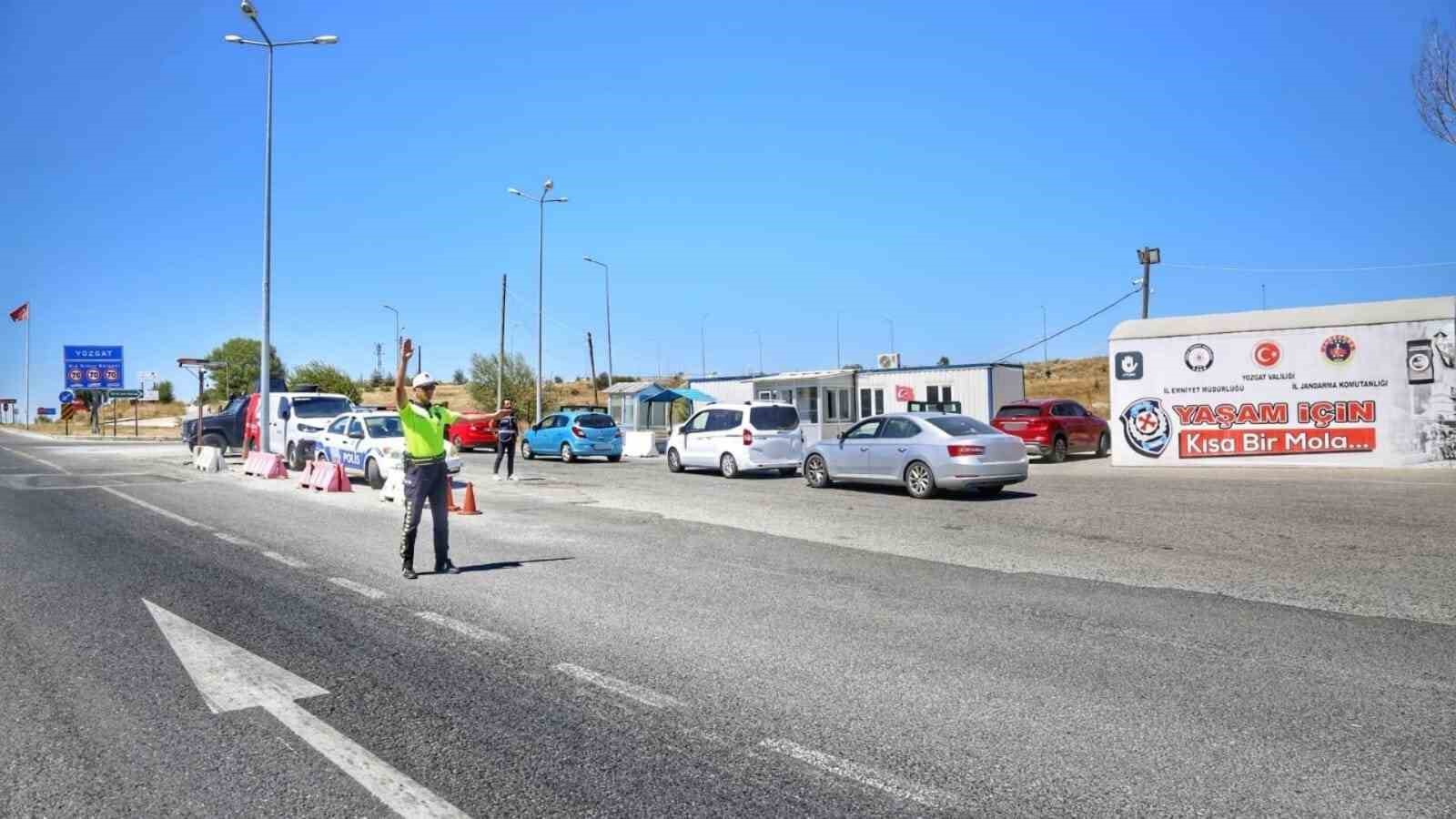 Yozgat’ta 4 bin 573 kişi ve bin 828 araç sorgulandı