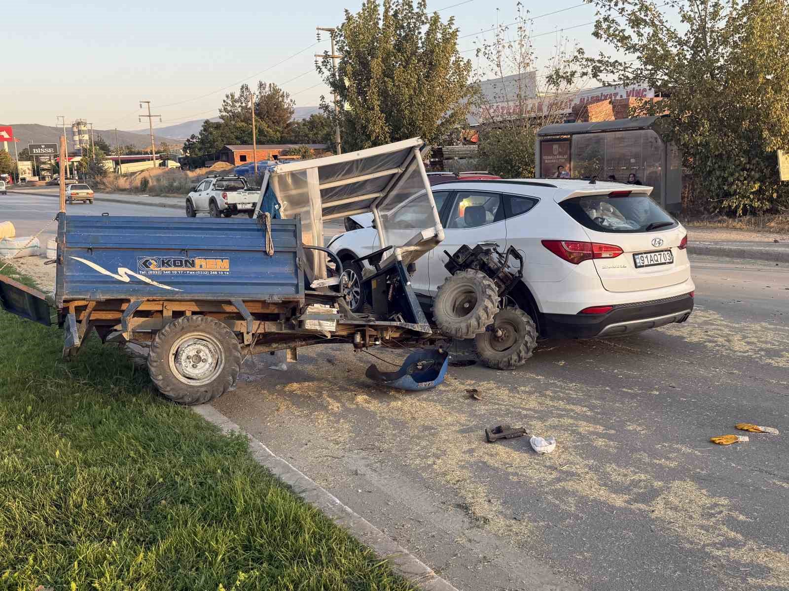 Cip çapa motoruna çarptı: 1 yaralı
