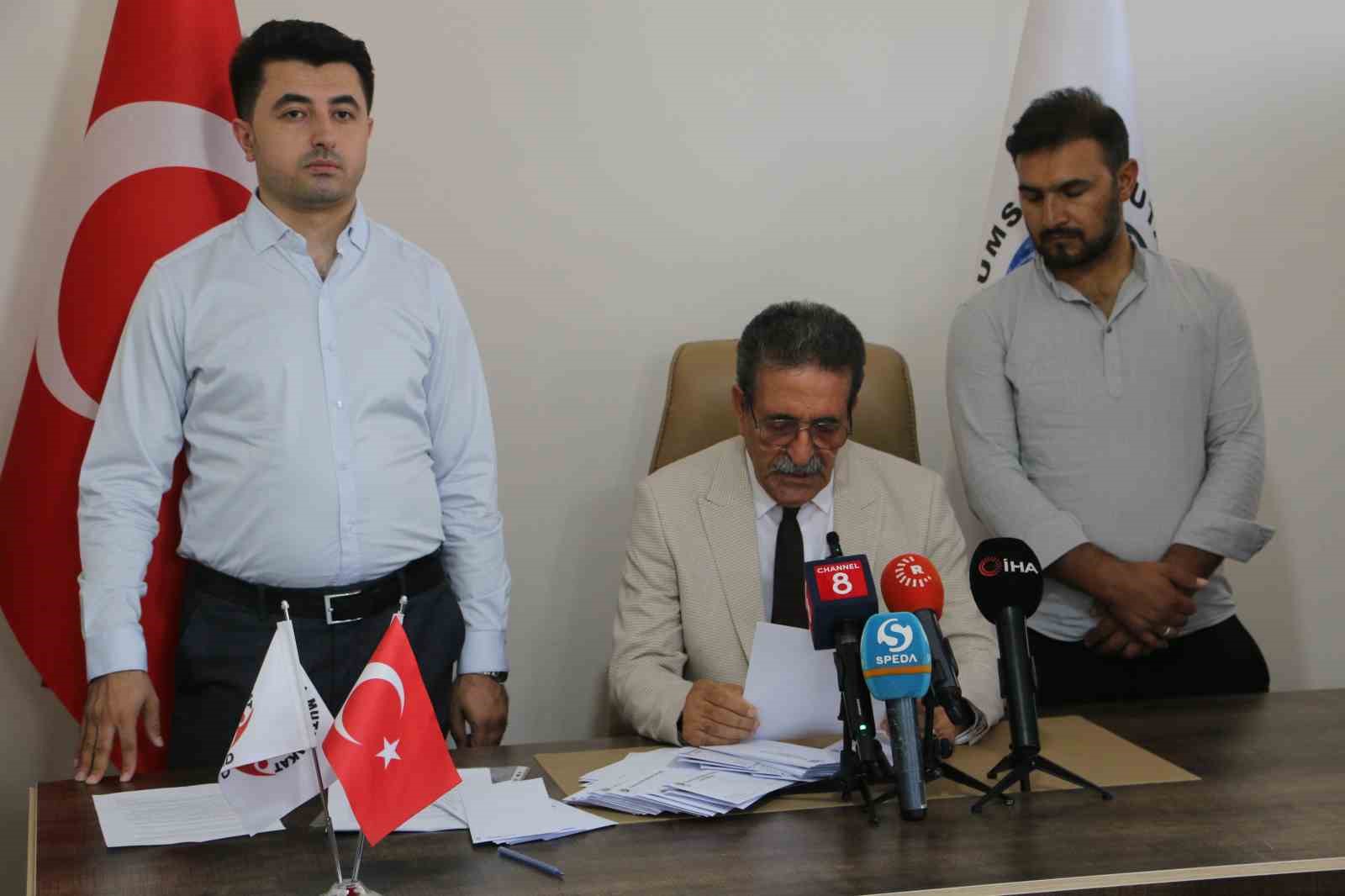 TMD&rsquo;den Milli Dayanışma, Kardeşlik ve Demokrasi Komisyonu &uuml;yelerine mektup
