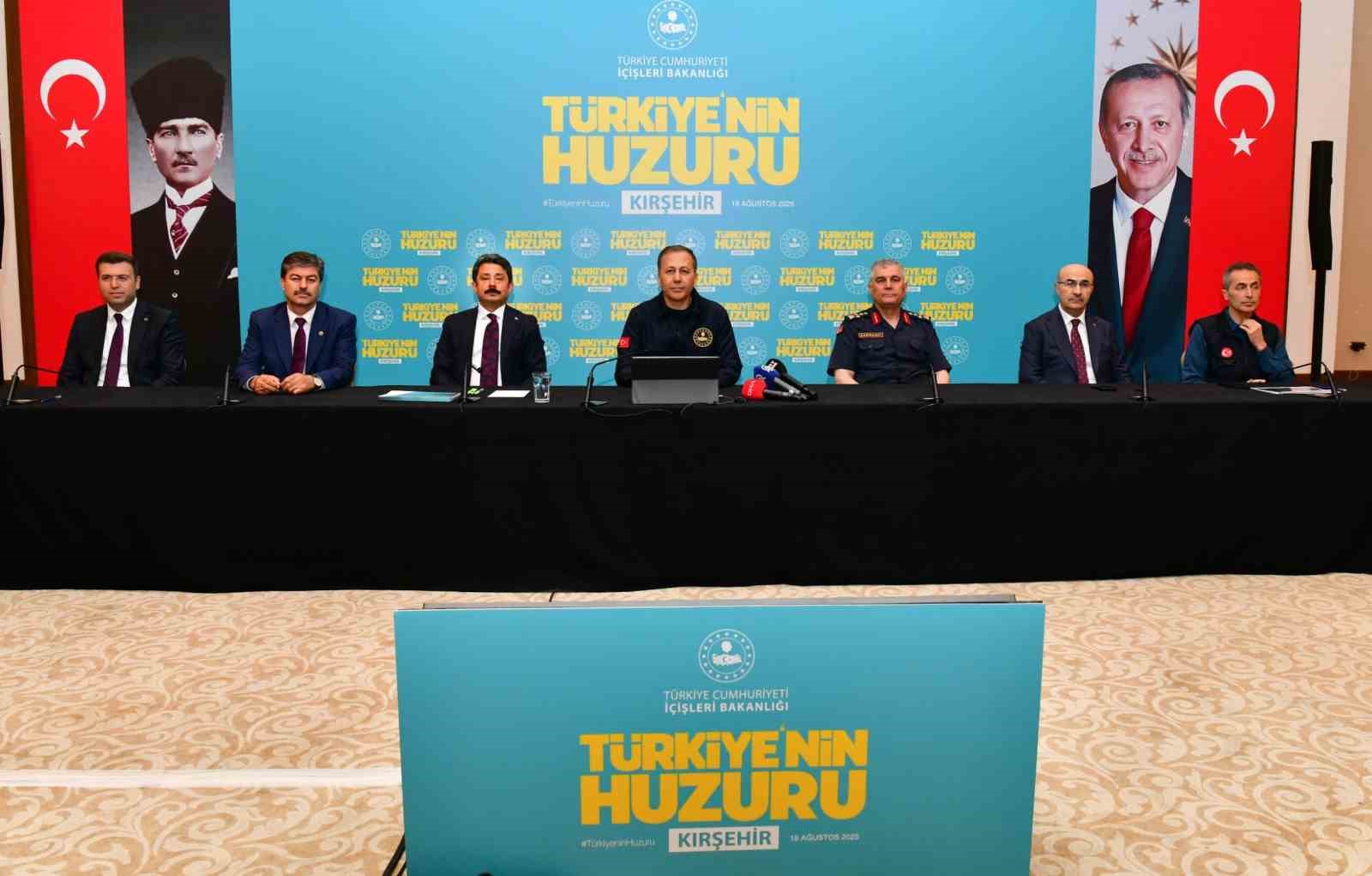 İçişleri Bakanı Yerlikaya: "Huzur ve güven ortamının sürdürülebilirliği için mücadeleye kesintisiz devam edilecek"