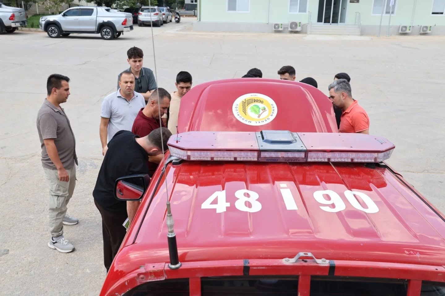 Muğla Orman B&ouml;lge M&uuml;d&uuml;rl&uuml;ğ&uuml;nde yeni atanan şof&ouml;rlere işbaşı eğitimi
