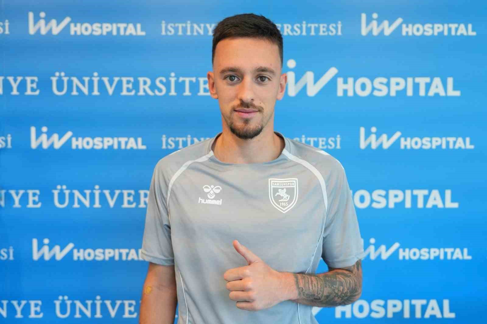 Samsunspor’un yeni transferi Sousa, sağlık kontrolünden geçti