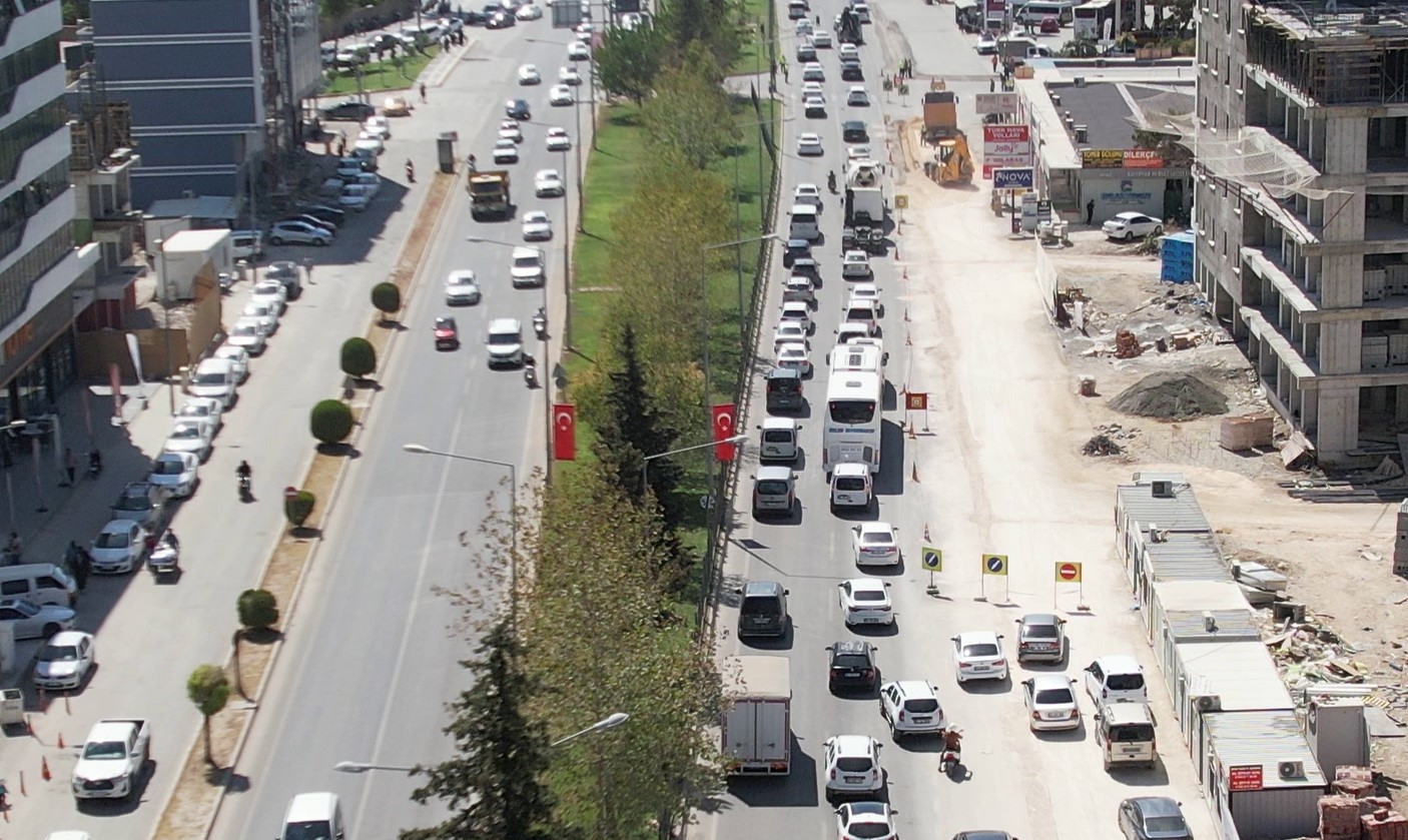 Adıyaman’da trafik çilesi