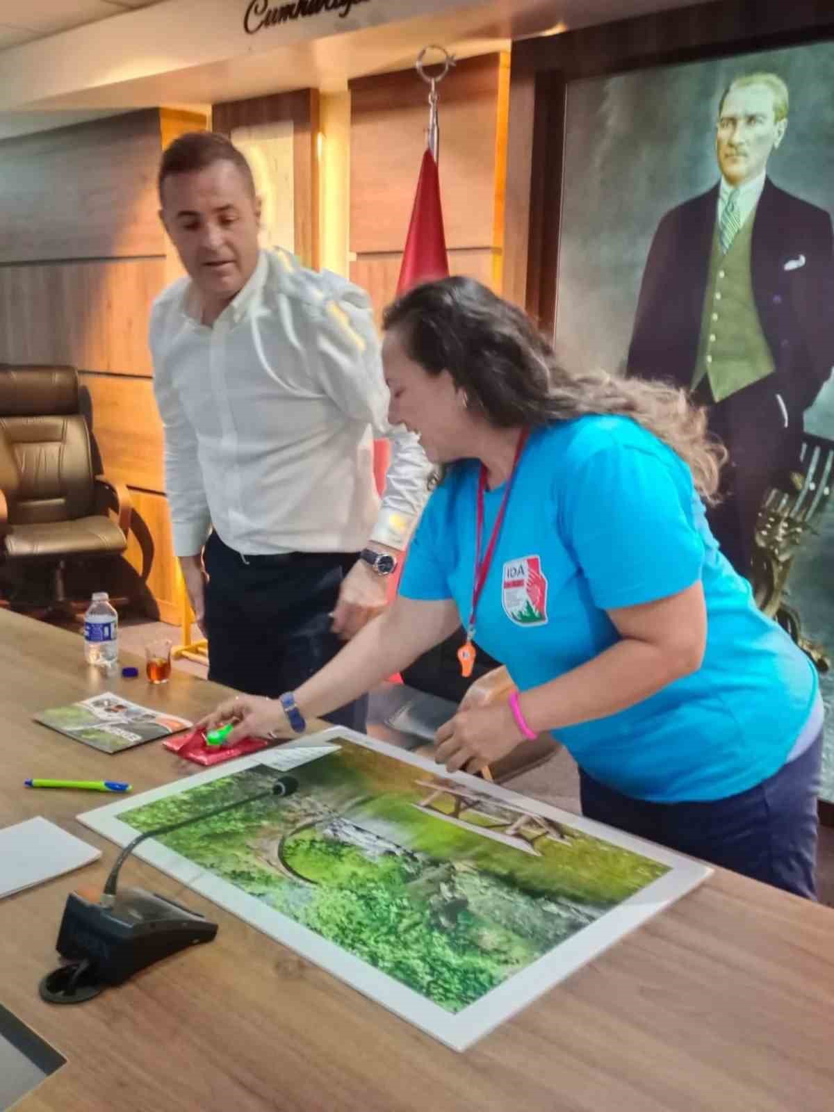 İDA SAR ekibinden Başkan Akın’a ziyaret