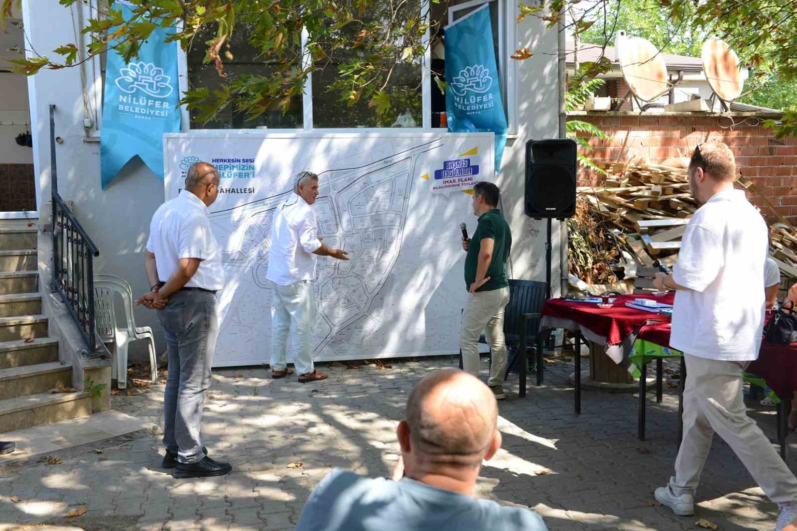Başk&ouml;y uygulama imar planı mahalle sakinlerine anlatıldı

