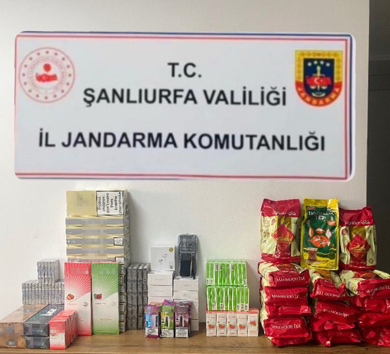 Şanlıurfa&rsquo;da g&uuml;mr&uuml;k ka&ccedil;ağı malzeme ele ge&ccedil;irildi
