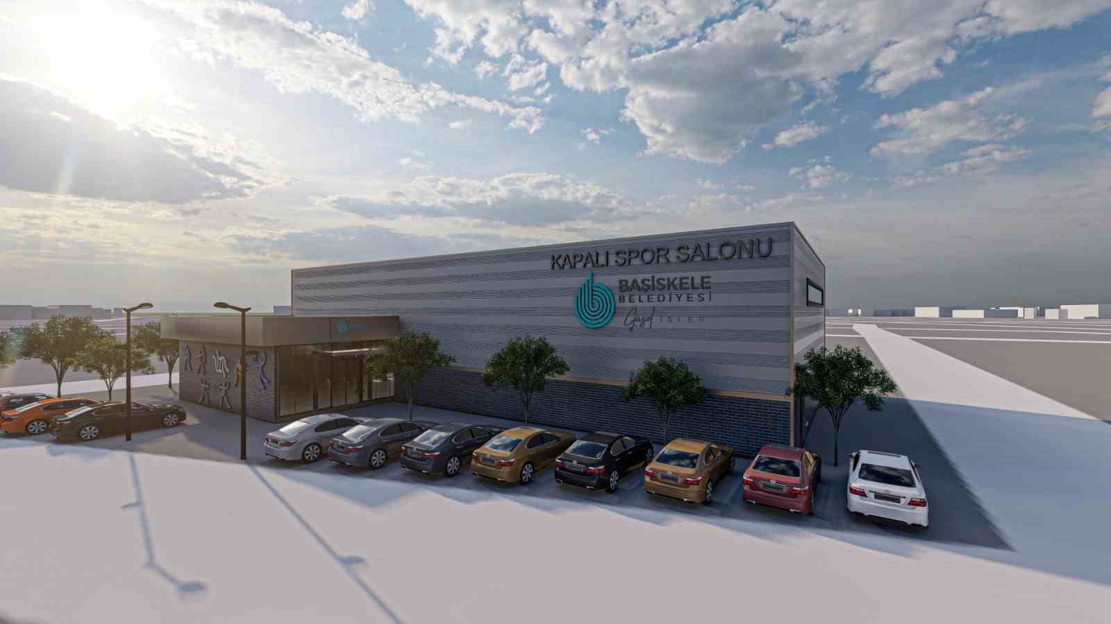 Vezir&ccedil;iftliği spor salonu inşaatı s&uuml;r&uuml;yor
