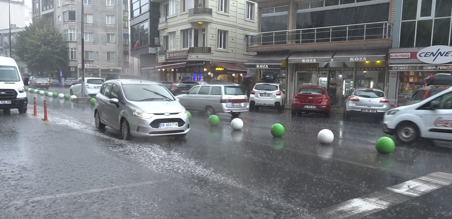 Kırklareli’nde sağanak etkili oluyor
