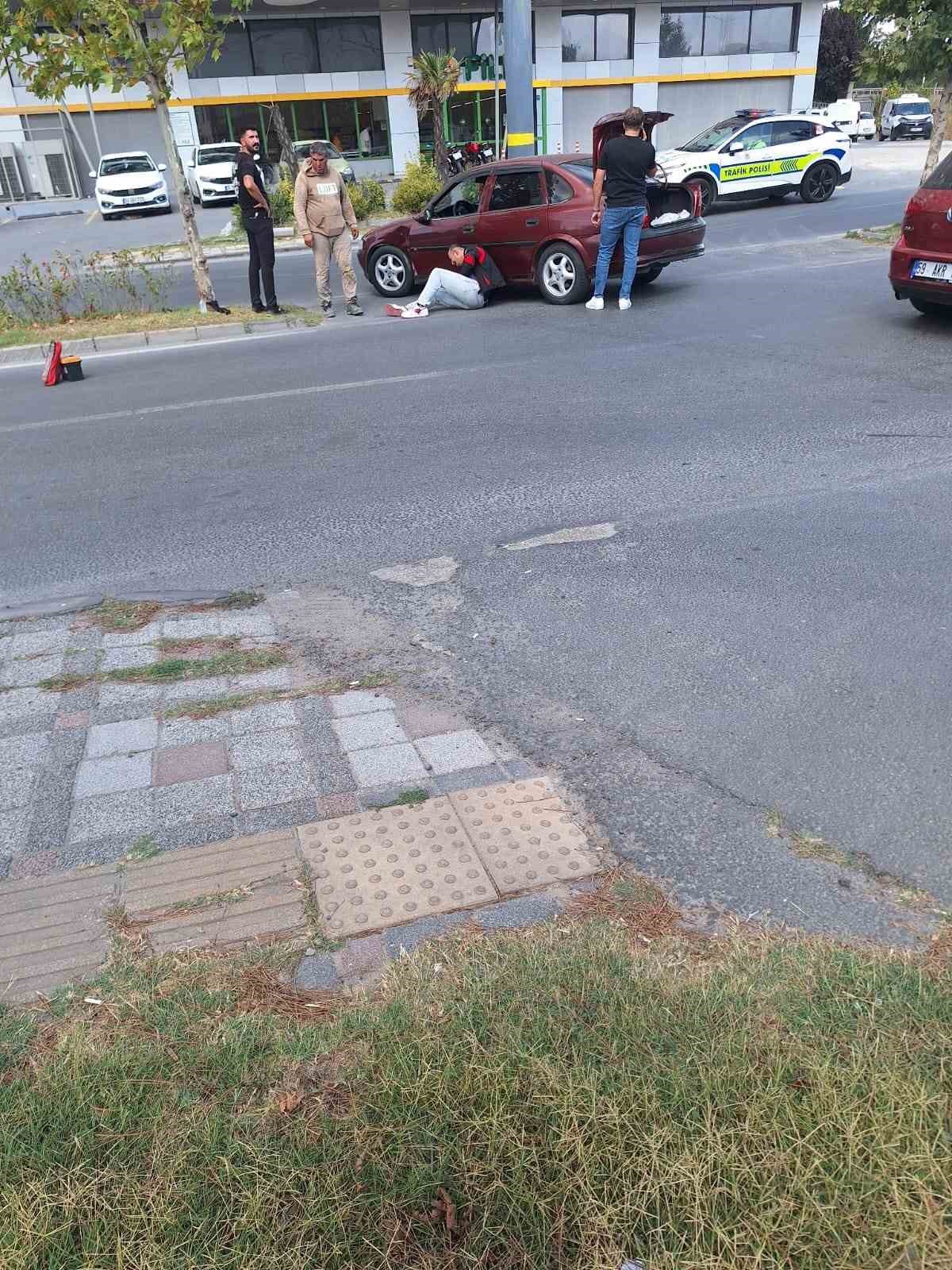 Motosiklet ile otomobil &ccedil;arpıştı: 1 yaralı
