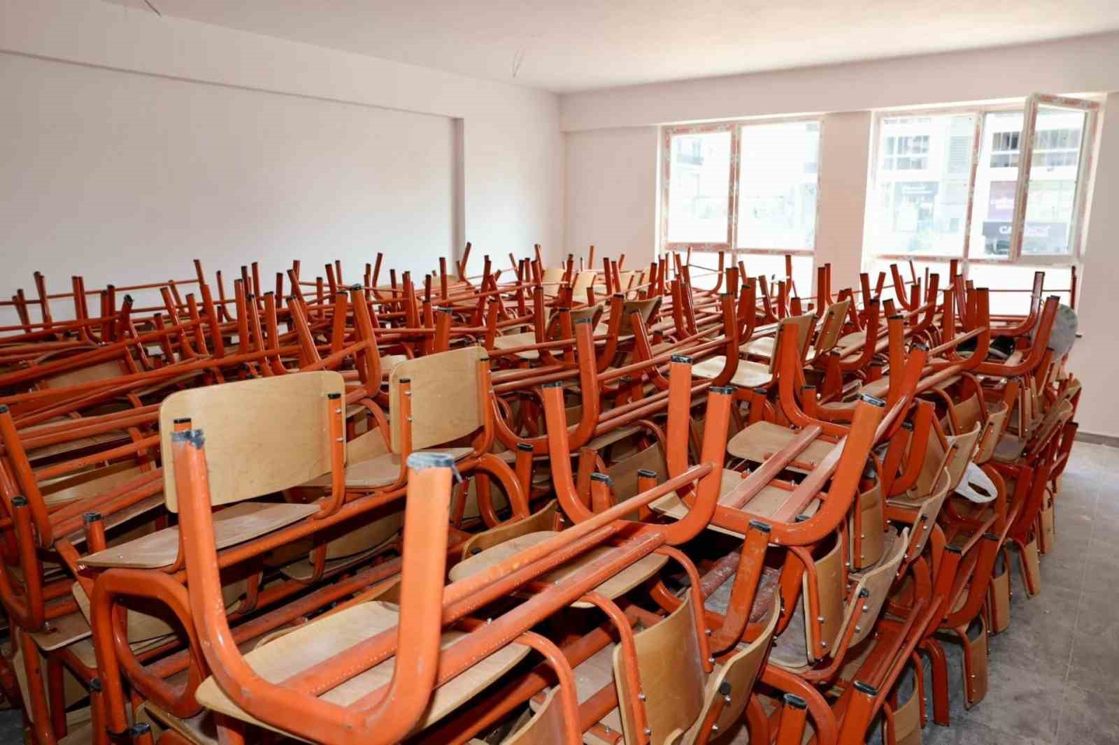 23 Nisan Mahallesi’ndeki okul inşaatında sona gelindi