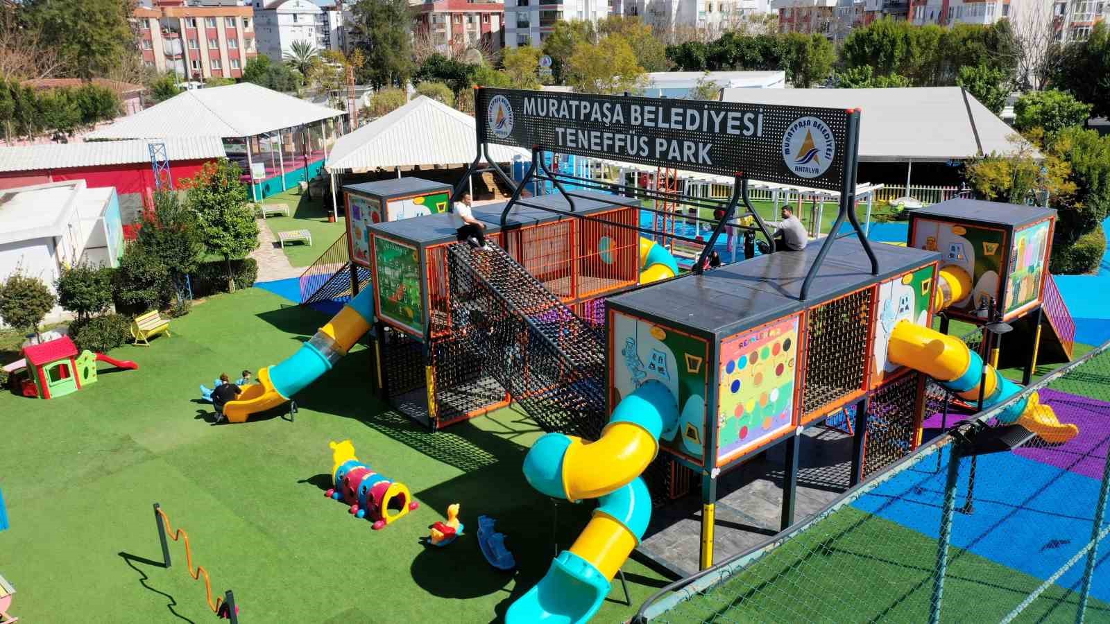 Yaz tatilinde eğlencenin adresi Teneffüs Park oldu