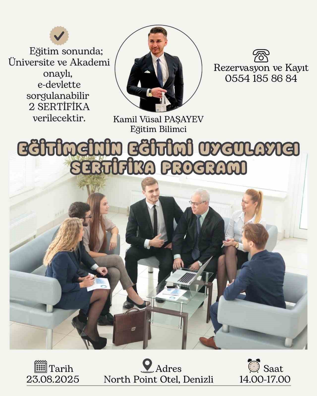 Eğitim Bilimci Paşayev eğitimcilere etkili öğretme yöntemlerini anlatacak
