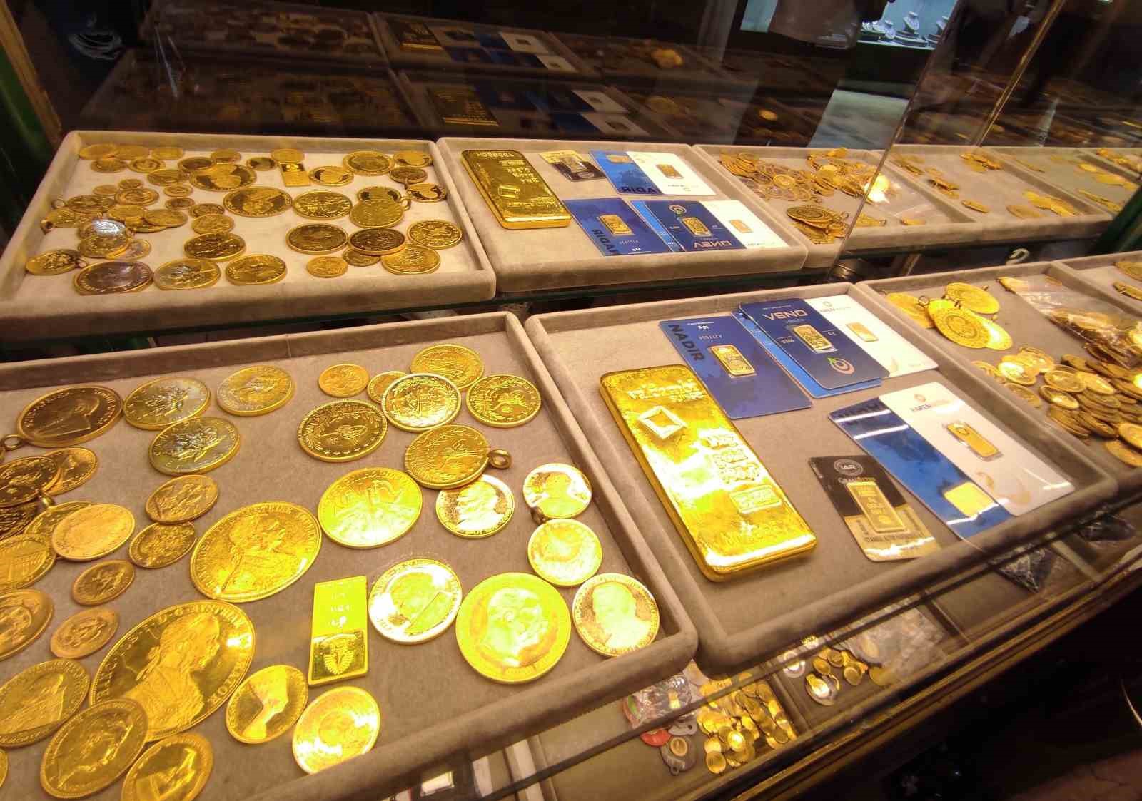 Altın fiyatları son üç haftanın en düşük seviyesine geriledi