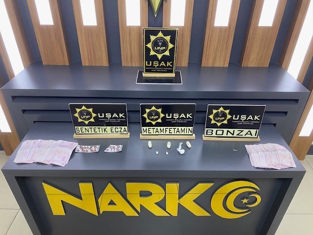 Uşak’ta motosiklette uyuşturucu bulundu: 1 tutuklama