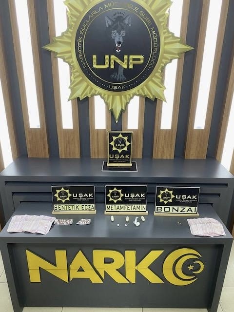 Uşak&rsquo;ta motosiklette uyuşturucu bulundu: 1 tutuklama
