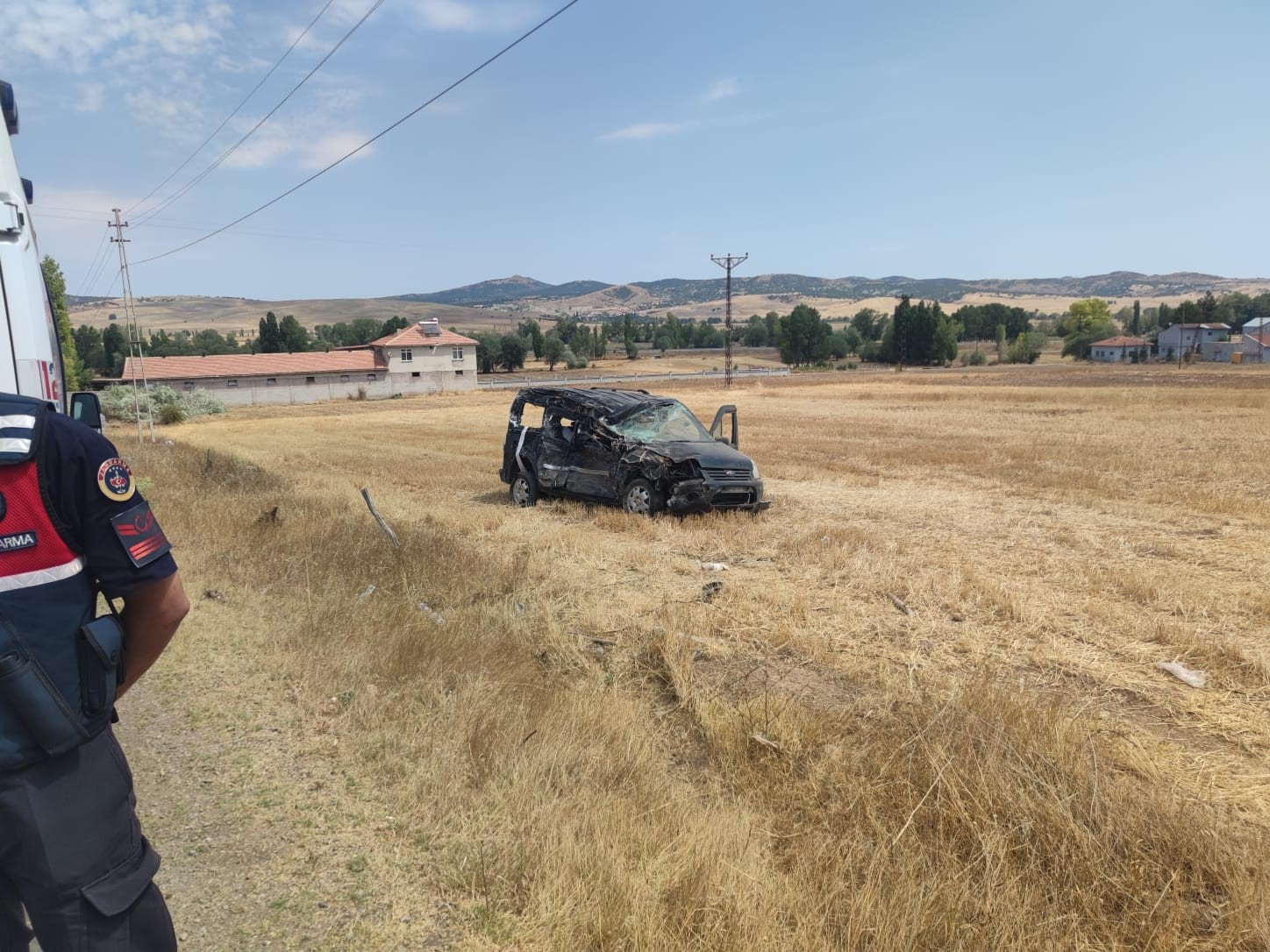 Sorgun’da trafik kazası: 1 ölü 1 yaralı