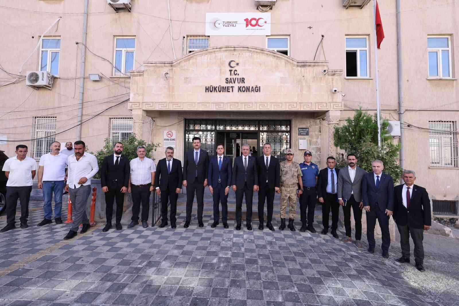 Mardin Valisi Tuncay Akkoyun’dan Savur çıkarması