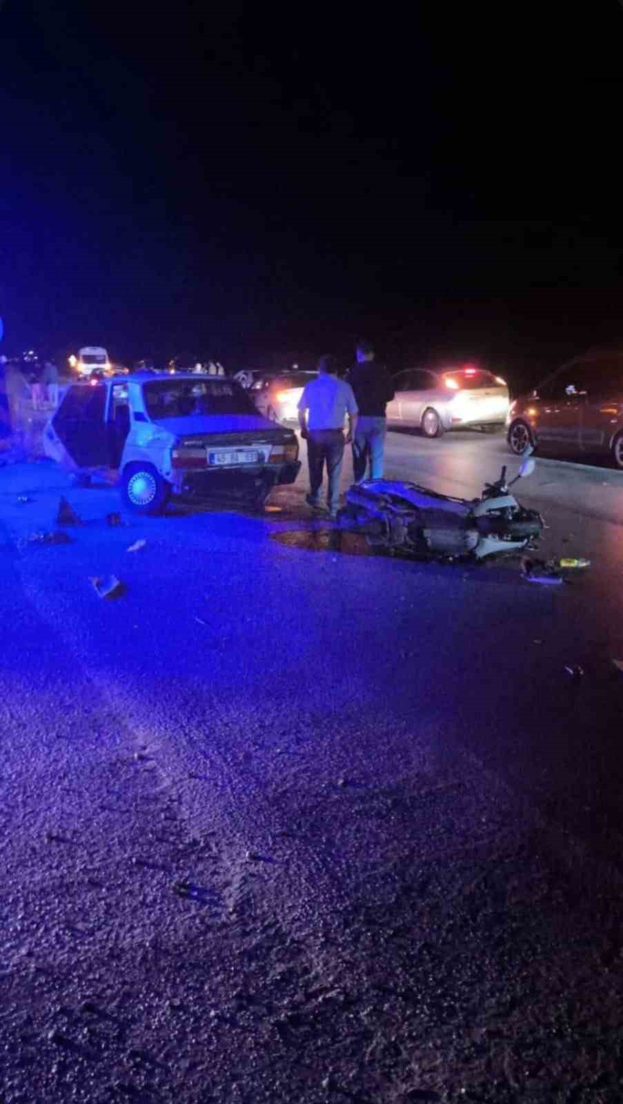 Sındırgı’da feci kaza: 1 ölü, 1 yaralı