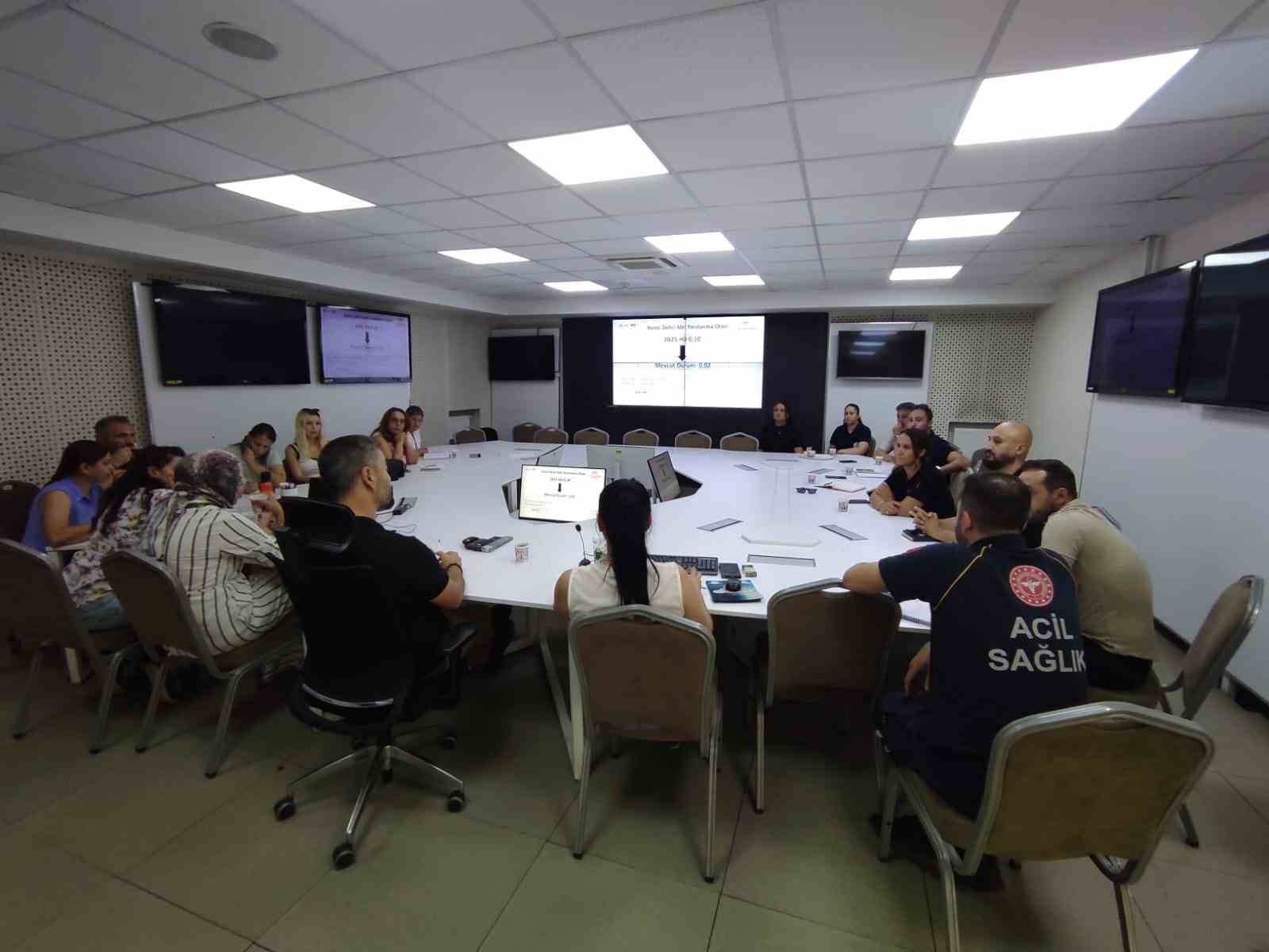 Eskişehir&rsquo;de hasta ve sağlık &ccedil;alışanının g&uuml;venliği i&ccedil;in değerlendirme toplantısı yapıldı
