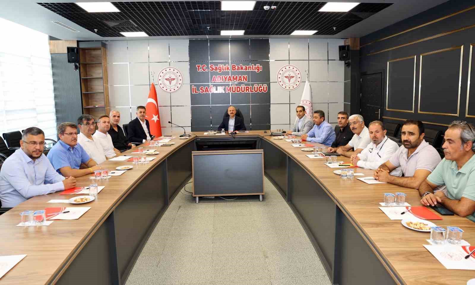 Adıyaman’da sağlık yatırımları masaya yatırıldı