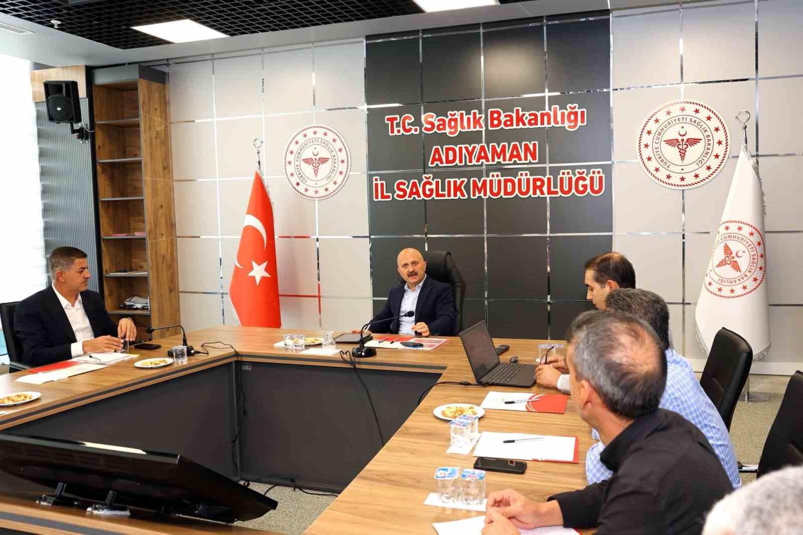 Adıyaman’da sağlık yatırımları masaya yatırıldı