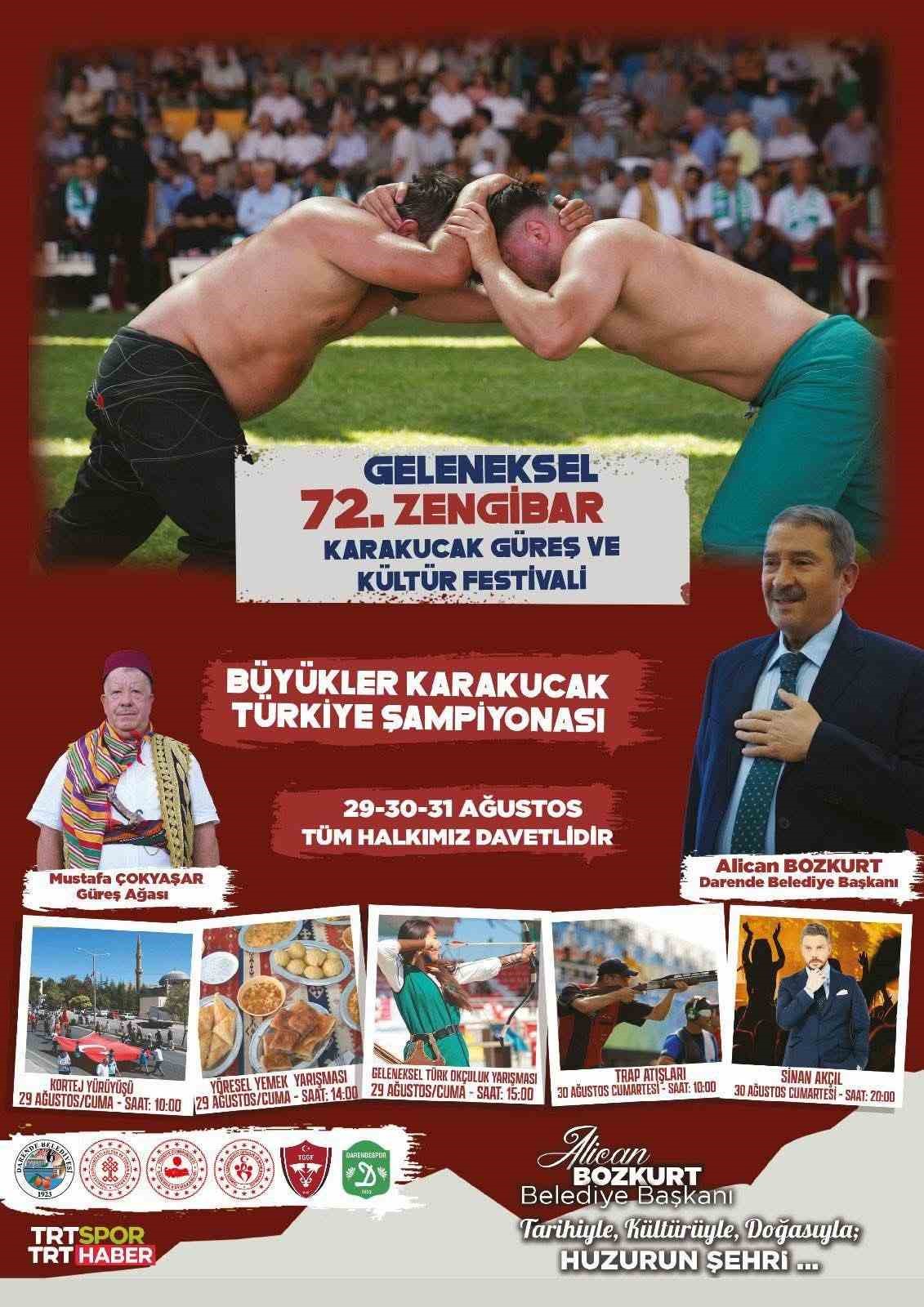 72. Zengibar Karakucak G&uuml;reş ve K&uuml;lt&uuml;r Festivali başlıyor
