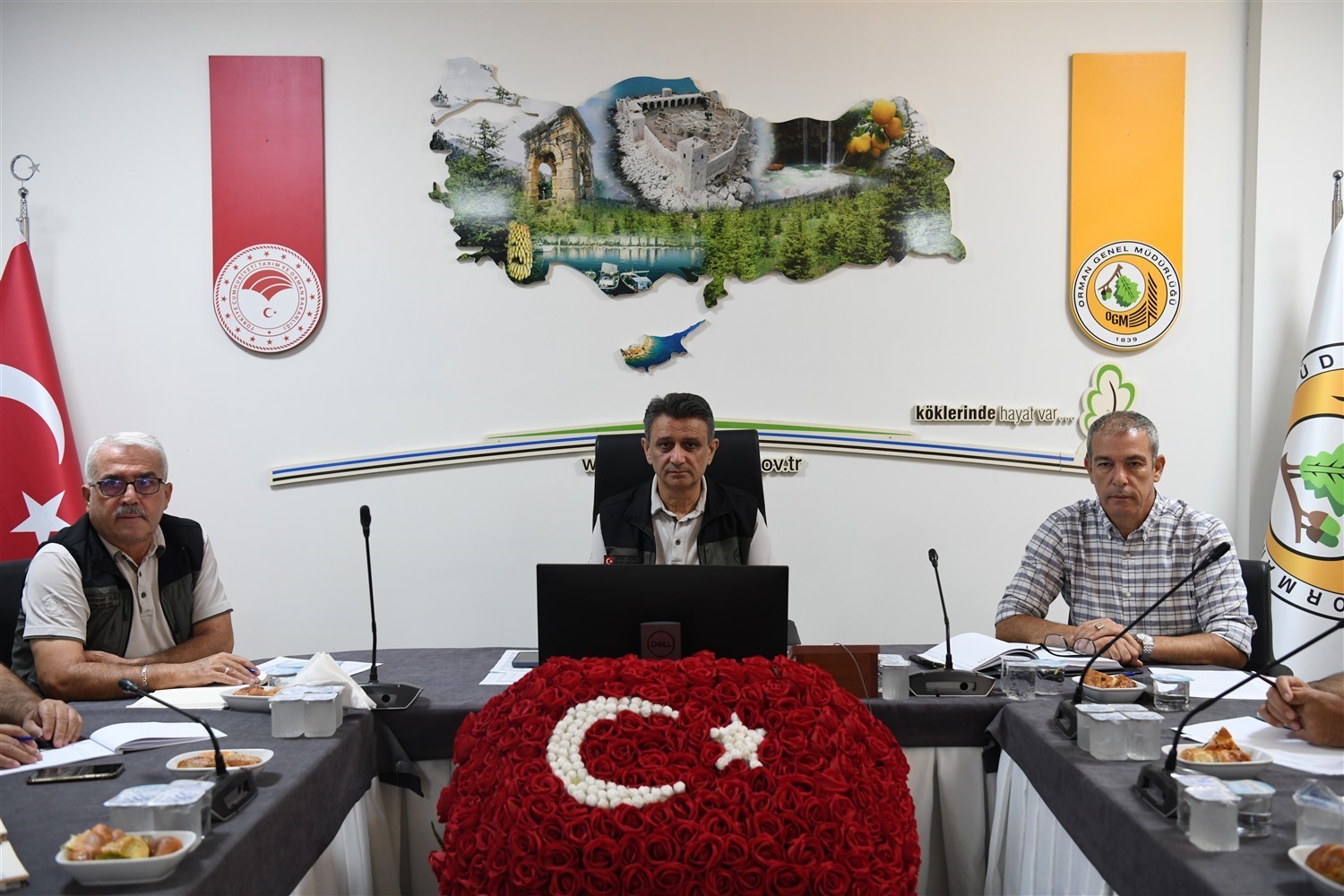 Mersin’de yangın değerlendirme toplantısı yapıldı